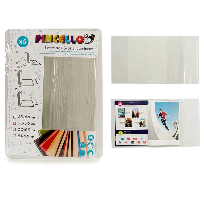 Set 5 Forro De Libros Autoadhesi 29X53Cm Pincello (36 Unidades) Set 5 Forro De Libros Autoadhesi 29X53Cm Pincello (36 Unidades)