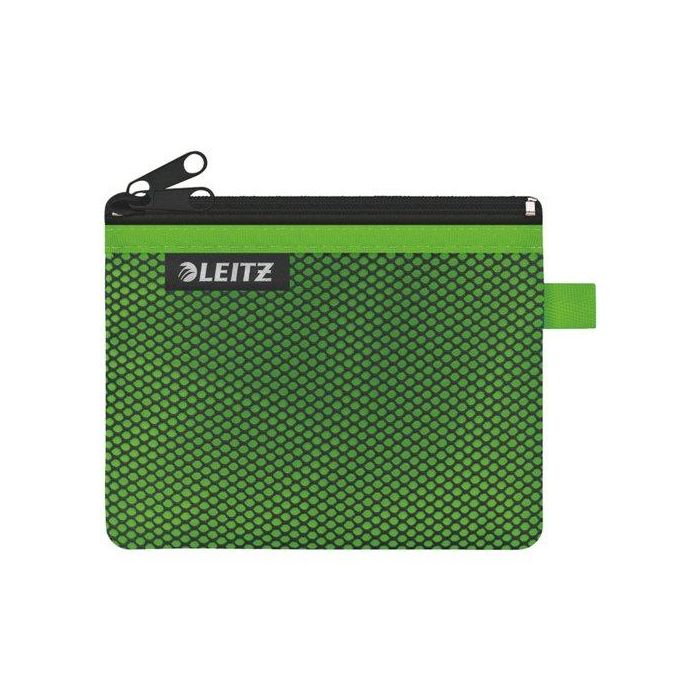 Bolsita De Viaje Leitz Wow Nylon C/Cremallera 2 Dptos. S (14X10.5) Verde