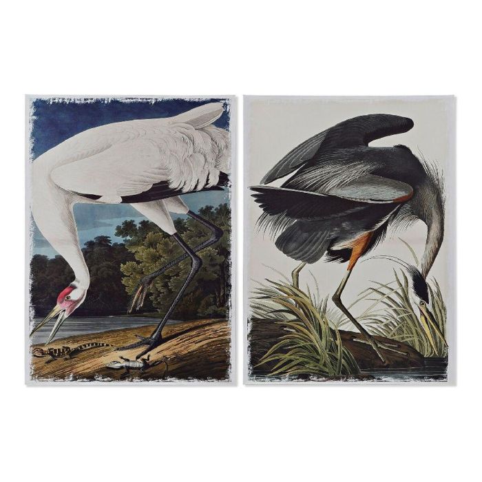 Cuadro Oriental DKD Home Decor Multicolor 1.8 x 70 x 50 cm (2 Unidades)