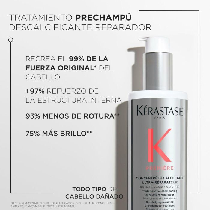 Kerastase Premiere Concentré Décalcifiant Ultra-Réparateur Tratamiento Pre-Champú Cabello Dañado 250 ml 1