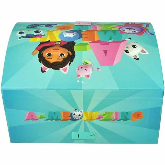 Kids Euroswan Joyero Secreto Musical Gabby's Dollhouse para Niños, con Sonido y Pilas Incluidas - Edad 3+ 5 Kids Euroswan Joyero Secreto Musical Gabby's Dollhouse para Niños, con Sonido y Pilas Incluidas - Edad 3+ 5