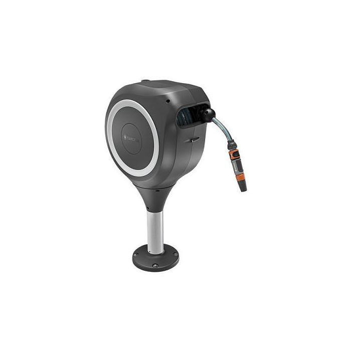 Gardena 18607-20 Caja Manguera Terrassen-Schlauchbox RollUp S (Blanco) 15 m Negro Manguera Flexible Resistente a Heladas Boquilla Incluida Gardena 18607-20 Caja Manguera Terrassen-Schlauchbox RollUp S (Blanco) 15 m Negro Manguera Flexible Resistente a Heladas Boquilla Incluida