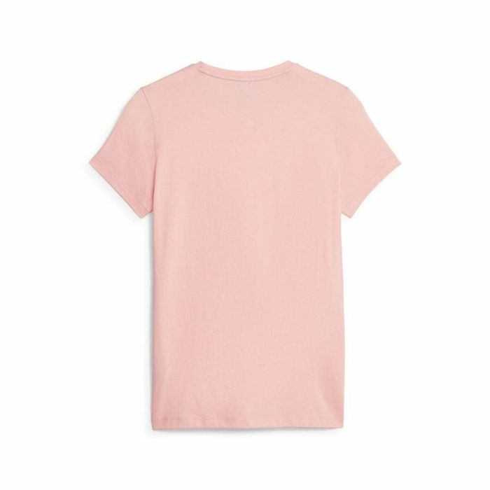 Camiseta de Manga Corta Mujer Puma Ess Logo Rosa claro XS 1