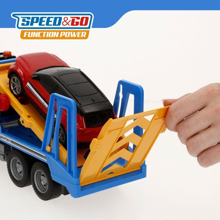Camión Portavehículos Speed & Go 26 x 13 x 9 cm (6 Unidades) 1 Camión Portavehículos Speed & Go 26 x 13 x 9 cm (6 Unidades) 1
