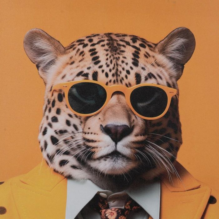 Cuadro Impresión Animales 3/M Decoración 50 X 3 X 70 cm