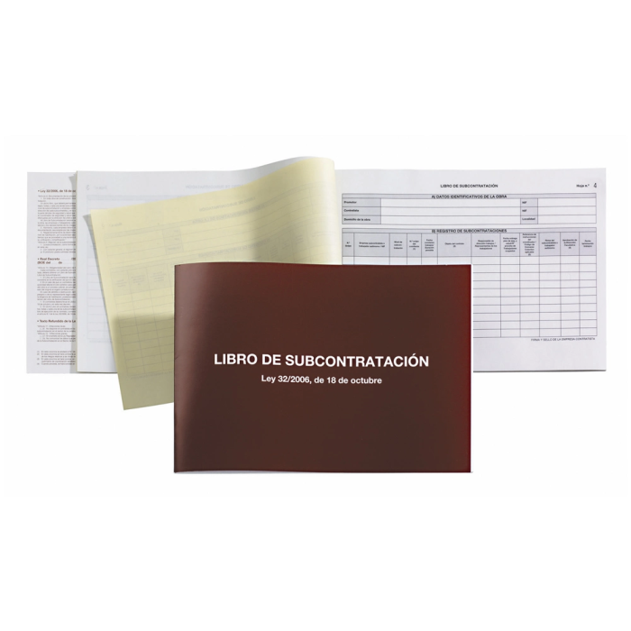 Miquelrius Subcontratacion Libro Folio Natural Juego de 10 Hojas Autocopiantes Texto Catalán 1