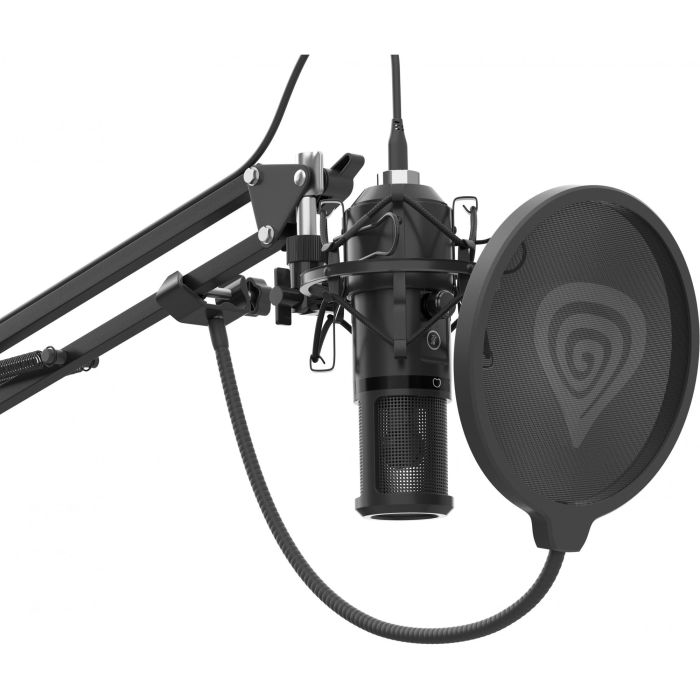 GENESIS Radium 400 G2 Micrófono de estudio USB Alámbrico Negro Cardioide con Filtro Antipop y Montura Antivibraciones 1