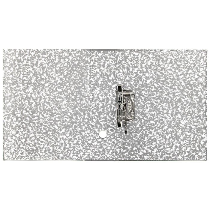 Liderpapel Archivador de Palanca Folio Classic Grey, Carton Entrecolado con Rado, Lomo 75mm, Compresor Metálico, Gris 2