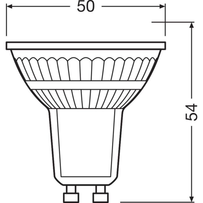 [LVE-4058075757882] Ledvance/Osram Bombilla LED Spot GU10 4,7W 350Lm 4000K 36º IP20 Regulable 2