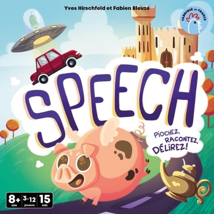 Discurso - Asmodee - Inventa una historia - 4 modos de juego - 15 minutos - A partir de 8 años 3 Discurso - Asmodee - Inventa una historia - 4 modos de juego - 15 minutos - A partir de 8 años 3