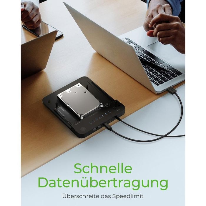 ICY BOX Dockingstation 6.4cm (2.5) & SATA & M.2 NVMe - USB 3.2 7