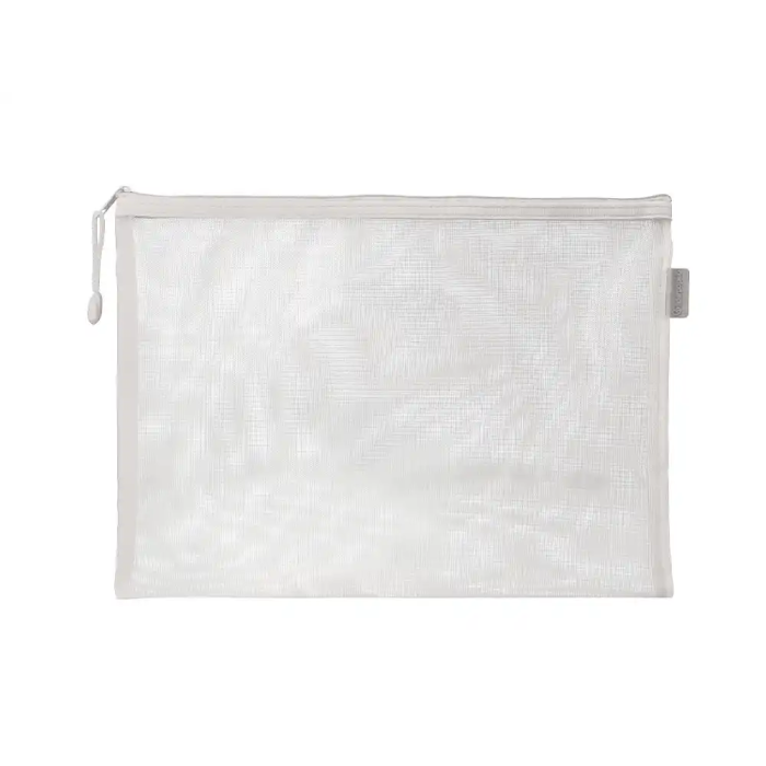 Liderpapel Bolsa zipper bag Poliéster Transpirable Multiusos DIN A5 Blanco 1 Liderpapel Bolsa zipper bag Poliéster Transpirable Multiusos DIN A5 Blanco 1