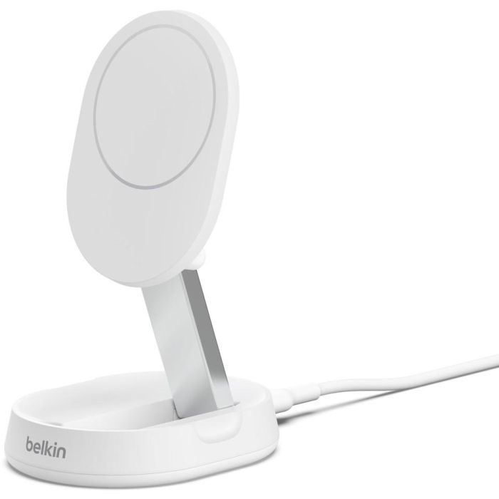 Belkin BOOST CHARGE PRO Qi2 15W Base de Carga Magnética Inalámbrica para iPhone y Otros Dispositivos Qi2