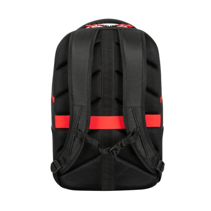 Targus Mochila para portátil Strike II de 17.3 pulgadas Negra con compartimentos para tableta, teclado y auriculares 2
