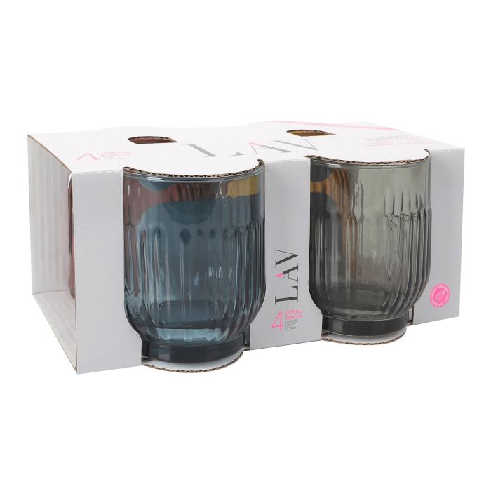 Set de 4 Vasos Tokyo 330 cc - Colores Variados - LAV (6 Cajas) 3 Set de 4 Vasos Tokyo 330 cc - Colores Variados - LAV (6 Cajas) 3