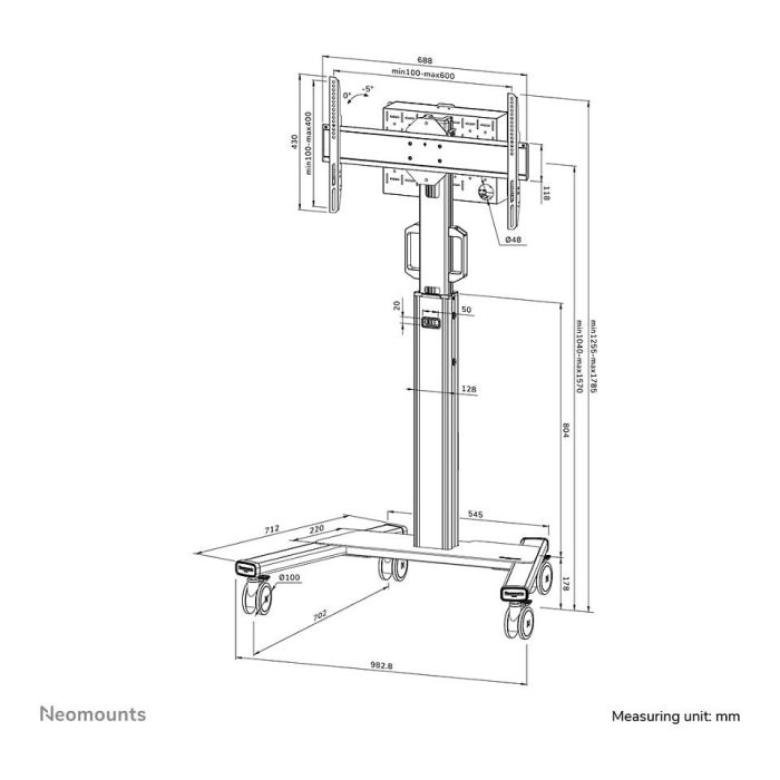 Soporte TV Neomounts FL50S-825BL1 37" 70 Kg 11