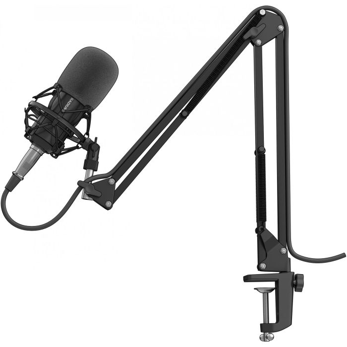 Genesis Radium 300 XLR Micrófono de Estudio Condensador Cardioide con Kit Completo Negro (No requiere Phantom 48V) 0 Genesis Radium 300 XLR Micrófono de Estudio Condensador Cardioide con Kit Completo Negro (No requiere Phantom 48V) 0