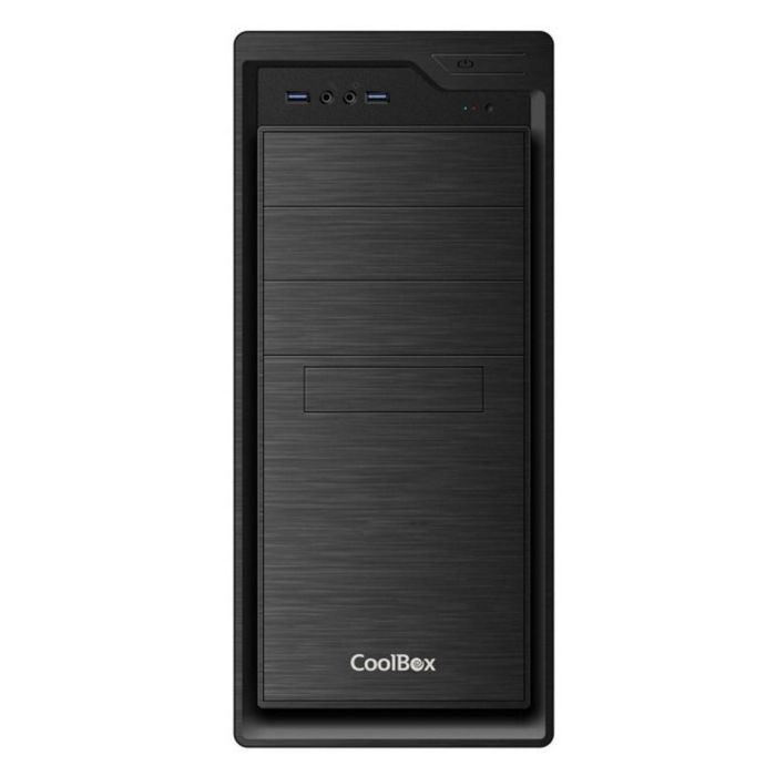 Coolbox F800 Caja PC Sobremesa ATX con Fuente Alimentación 500W y 2 Puertos USB 3.0 Negra 1