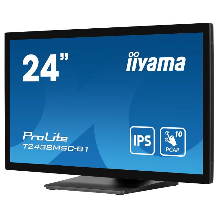 iiyama T2438MSC-B1 Monitor Táctil 23.8 Pulgadas Full HD LED HDMI DP USB Negro 12