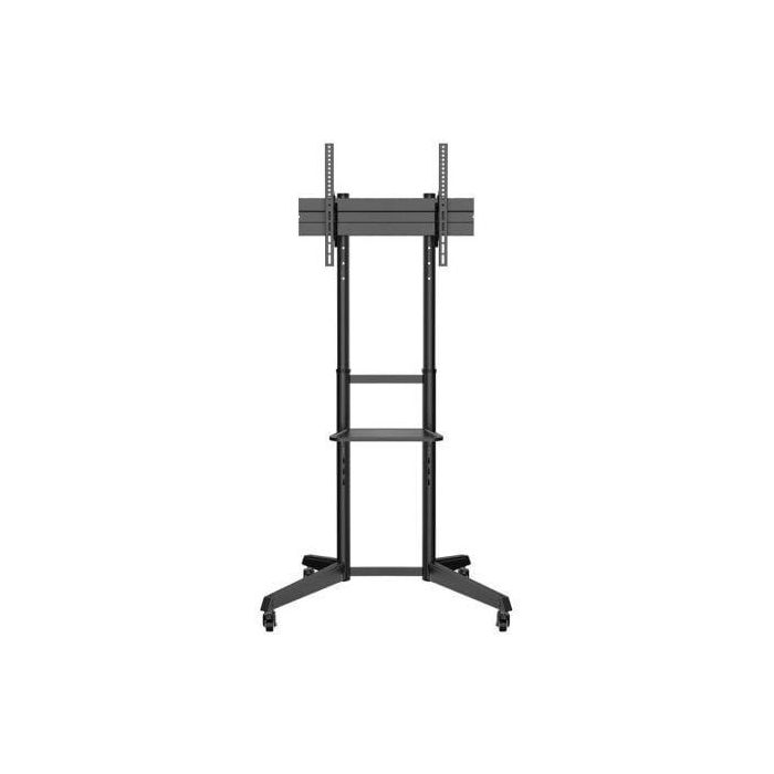 AISENS - SOPORTE DE SUELO ECO CON RUEDA, BANDEJA PARA DVD PARA MONITOR/TV 50KG DE 37-70, NEGRO 1 AISENS - SOPORTE DE SUELO ECO CON RUEDA, BANDEJA PARA DVD PARA MONITOR/TV 50KG DE 37-70, NEGRO 1
