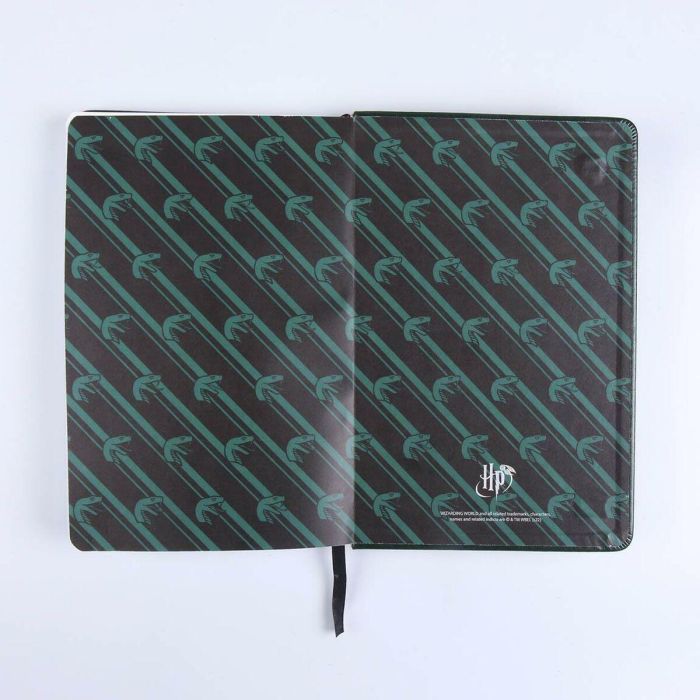 Cuaderno premium harry potter slytherin a5:a5 7 Cuaderno premium harry potter slytherin a5:a5 7