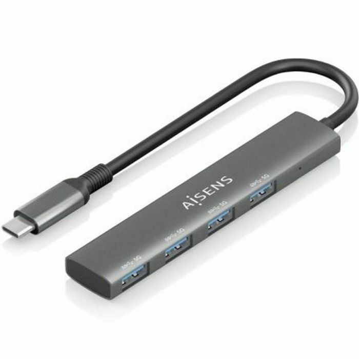 Adaptador USB Aisens A109-0943 Gris 0 Adaptador USB Aisens A109-0943 Gris 0