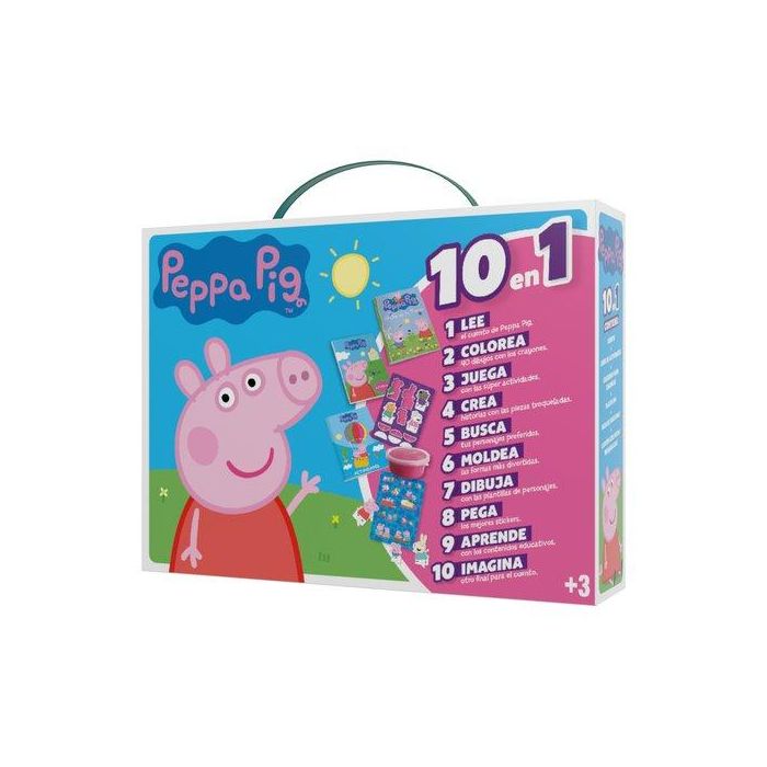 Juego Imagiland Maletin 10 En 1 Peppa Pig