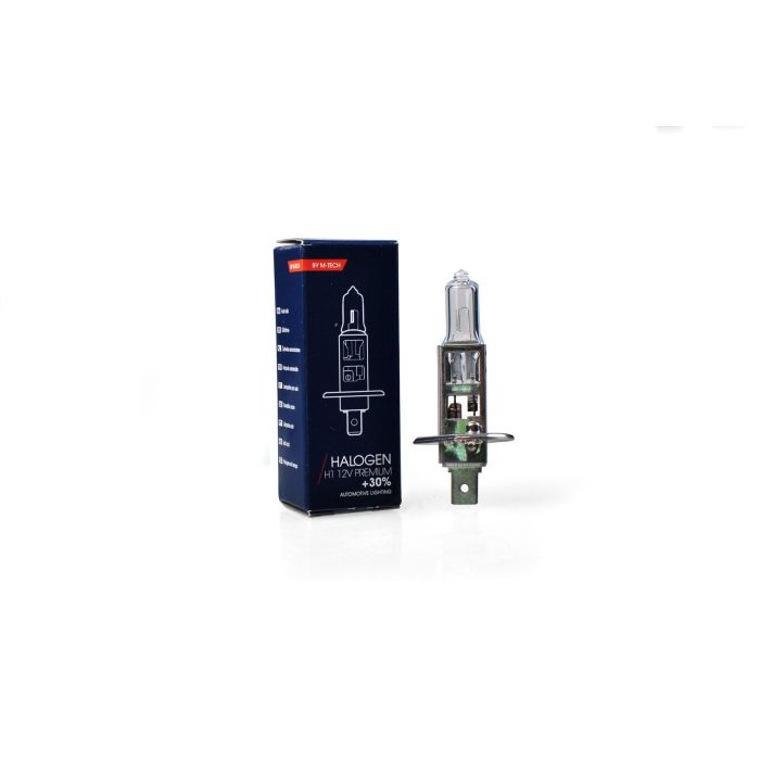 M-Tech MTECZ101 Lámpara Halógena Premium H1 12V 55W | Pack 10 Unidades con +30% Más Luz y Larga Durabilidad M-Tech MTECZ101 Lámpara Halógena Premium H1 12V 55W | Pack 10 Unidades con +30% Más Luz y Larga Durabilidad
