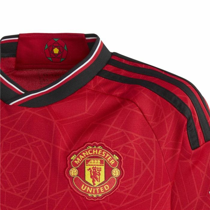 Camiseta de Fútbol de Manga Corta para Niños Adidas Manchester (7-8 Años) 1