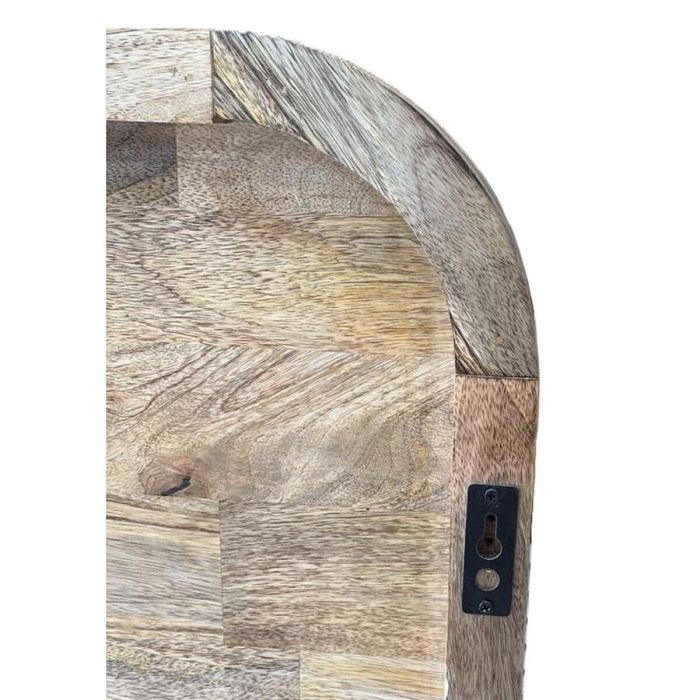 DKD Home Decor Cabecero Cama Urban de Mango Marrón 4 x 80 x 160 cm para cama de 150cm 3