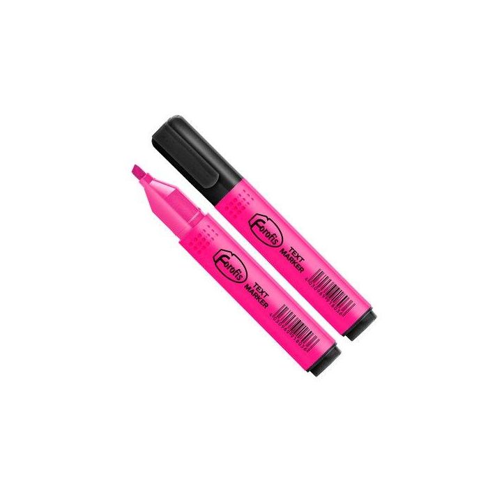 Marcador Fluor Forofis Rosa (Set de 12)