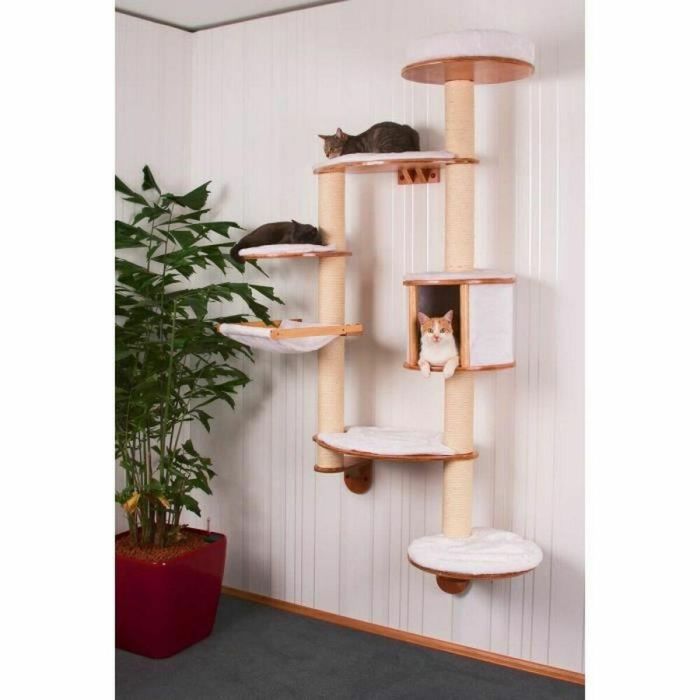 Kerbl Arbol para gatos de pared Dolomit XL 185 cm Blanco 81501