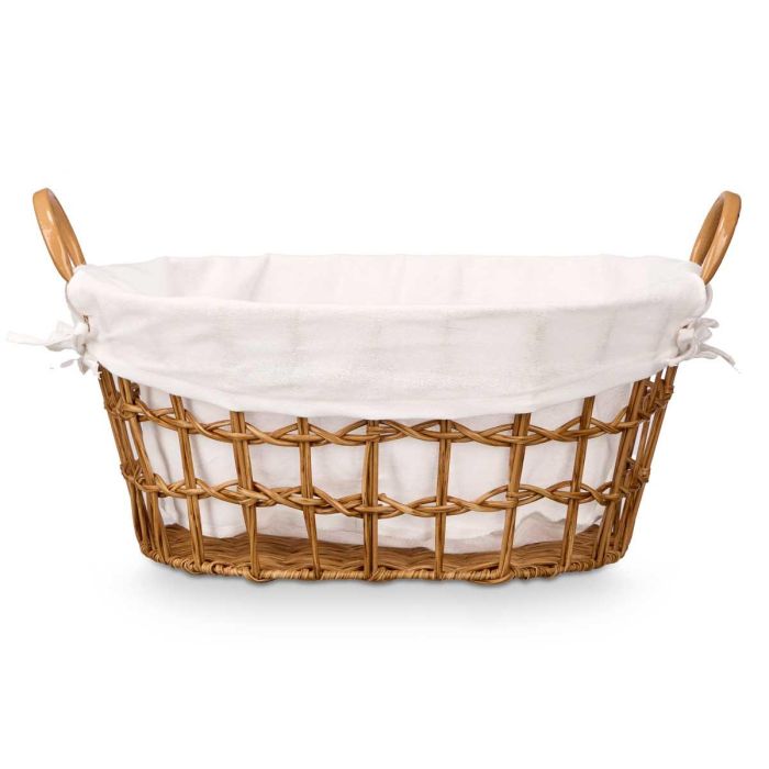 Cesto Ovalado Asas Natural Peq Kipit 52X26CM (12 Unidades) 2 Cesto Ovalado Asas Natural Peq Kipit 52X26CM (12 Unidades) 2