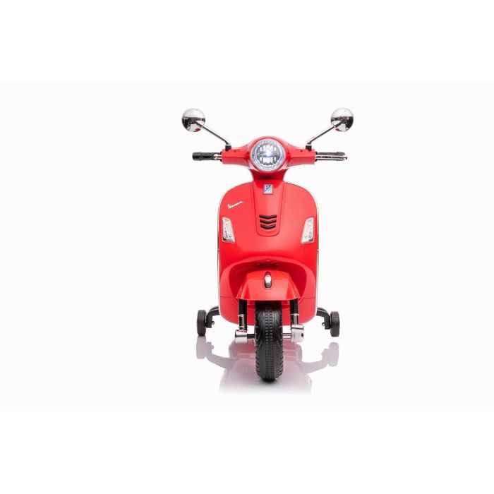 TACHAN Vespa GTS 12V Roja Moto Eléctrica con Licencia, Faros LED, USB y MP3 para Niños +3 Años 3 TACHAN Vespa GTS 12V Roja Moto Eléctrica con Licencia, Faros LED, USB y MP3 para Niños +3 Años 3
