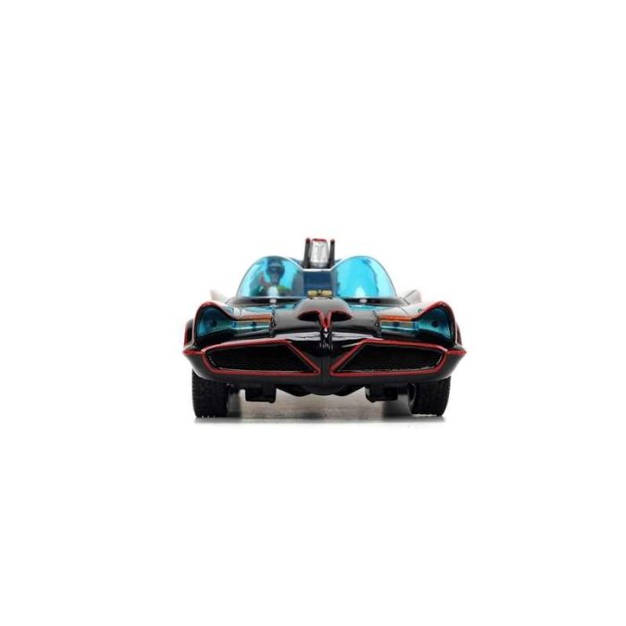 Coche metal batmóvil 1966 classic con 4 figuras de metal escala 1:24 19 cm 7