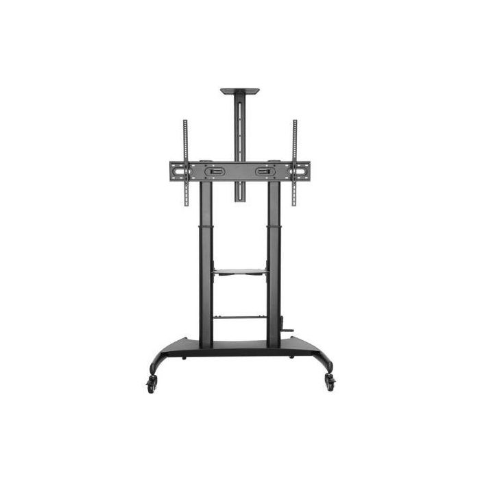 AISENS FT100TE-123 Soporte de Suelo para Monitor TV Señalización 60-100" con Ruedas, Manivela, 100Kg, Negro AISENS FT100TE-123 Soporte de Suelo para Monitor TV Señalización 60-100" con Ruedas, Manivela, 100Kg, Negro