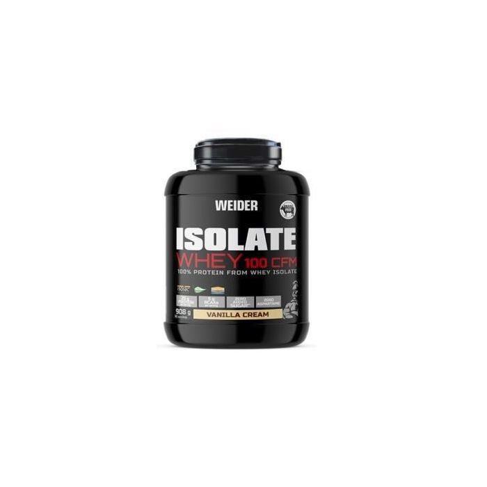 Weider Isolate Whey 100 Cfm Vainilla 908Gr. Weider Isolate Whey 100 Cfm Vainilla 908Gr.
