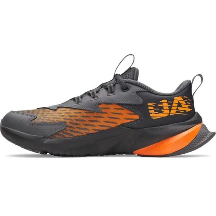 Zapatillas Deportivas Infantiles Under Armour Bgs Scramjet 7 Negro Naranja XL 4