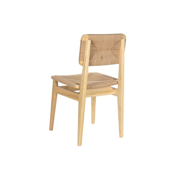 DKD Home Decor Silla de Hostelería Horeca de Madera de Olmo y Asiento de Fibra Color Natural, Altura Asiento 45 cm, Medidas 50x81x42 cm (LxAxA) 2 DKD Home Decor Silla de Hostelería Horeca de Madera de Olmo y Asiento de Fibra Color Natural, Altura Asiento 45 cm, Medidas 50x81x42 cm (LxAxA) 2