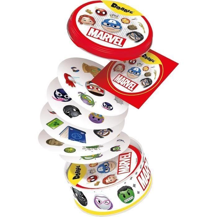 Asmodee ASM1700573021314 Dobble Marvel Emoji Juego de Fiesta Eco Sleeve, Edición para 6+ años, Ideal para Exterior 3 Asmodee ASM1700573021314 Dobble Marvel Emoji Juego de Fiesta Eco Sleeve, Edición para 6+ años, Ideal para Exterior 3