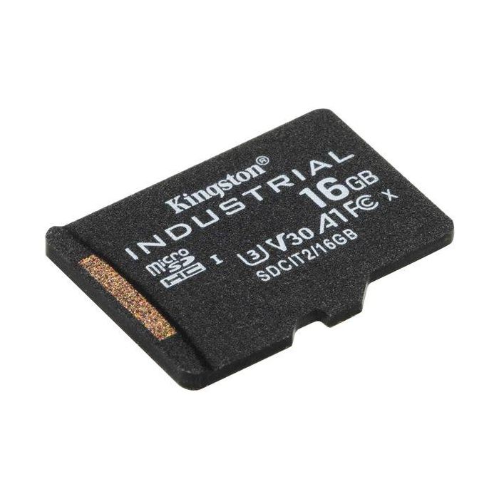 Kingston Tarjeta Memoria SDHC 16GB Industrial Velocidad Lectura 100 MB/s Clase V30 A1 U3 1 Kingston Tarjeta Memoria SDHC 16GB Industrial Velocidad Lectura 100 MB/s Clase V30 A1 U3 1