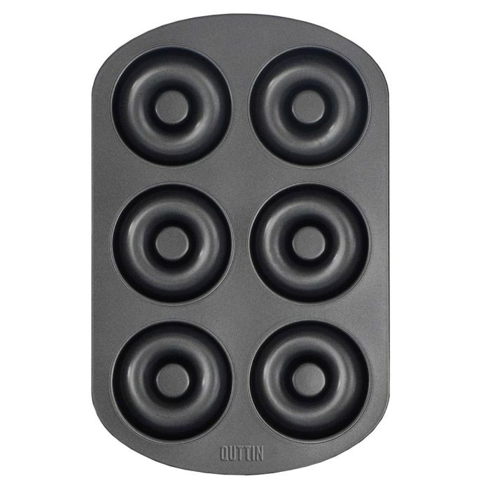 Molde para horno de rosquillas 6 unidades 8.5 cm Quttin (12 Unidades) 9 Molde para horno de rosquillas 6 unidades 8.5 cm Quttin (12 Unidades) 9