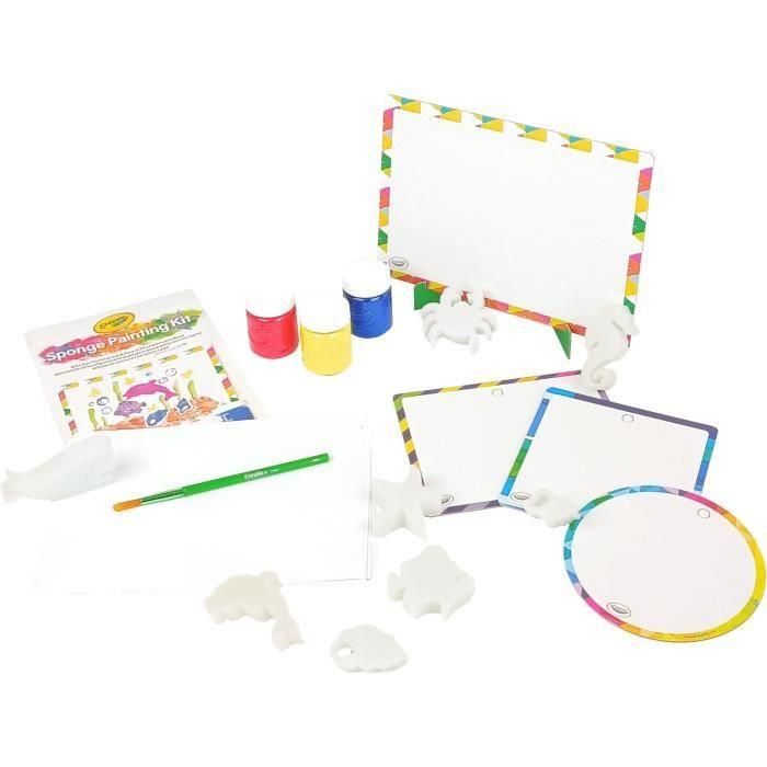 Kit de pintura con esponja - CRAYOLA - A partir de 5 años 1 Kit de pintura con esponja - CRAYOLA - A partir de 5 años 1