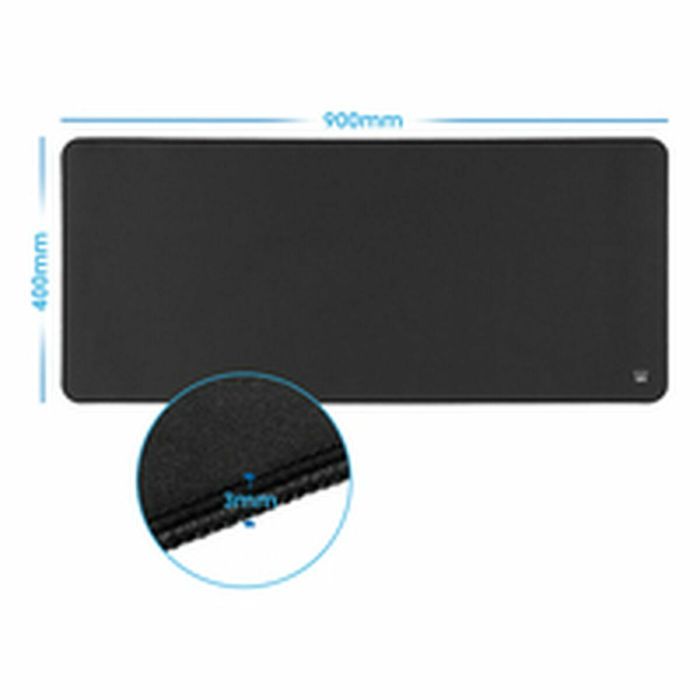 Ewent Alfombrilla Ew3182 Poliéster 900x400x3 mm para Ratón y Teclado, Oficina y Juegos 11