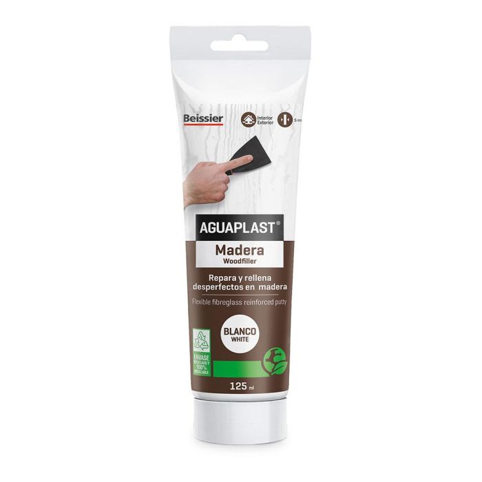 Aguaplast Masilla para Madera Blanco 125ml 70000-008 - Reparación Interior/Exterior 0 Aguaplast Masilla para Madera Blanco 125ml 70000-008 - Reparación Interior/Exterior 0