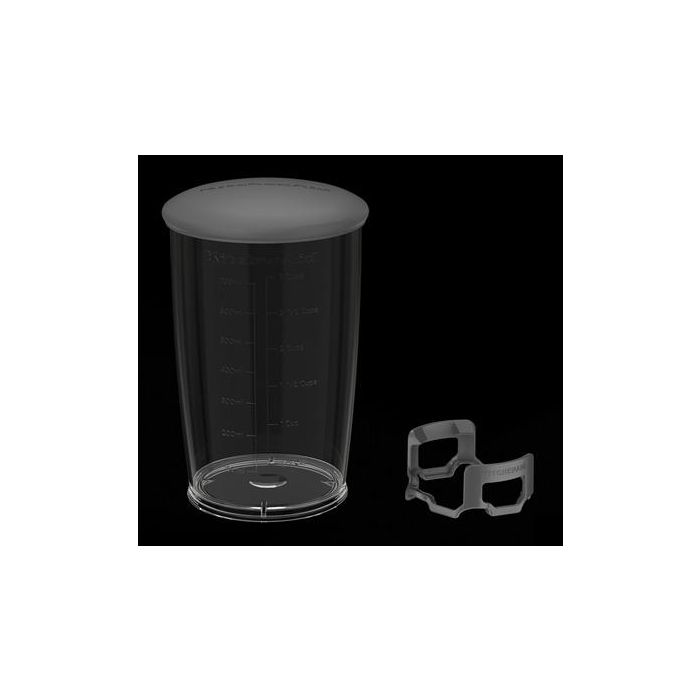 Kitchenaid Batidora de Mano Inalámbrica 12V, Negro Mate, sin Batería, con Vaso Medidor 700ml 4 Kitchenaid Batidora de Mano Inalámbrica 12V, Negro Mate, sin Batería, con Vaso Medidor 700ml 4