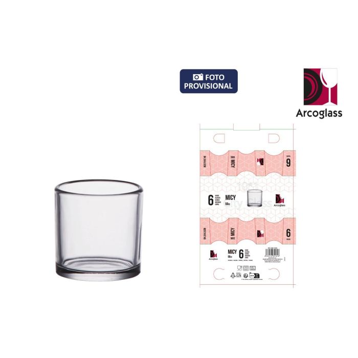 Set de 6 vasos chupito Micy 50 cc - La Mediterranea (36 Cajas) Set de 6 vasos chupito Micy 50 cc - La Mediterranea (36 Cajas)