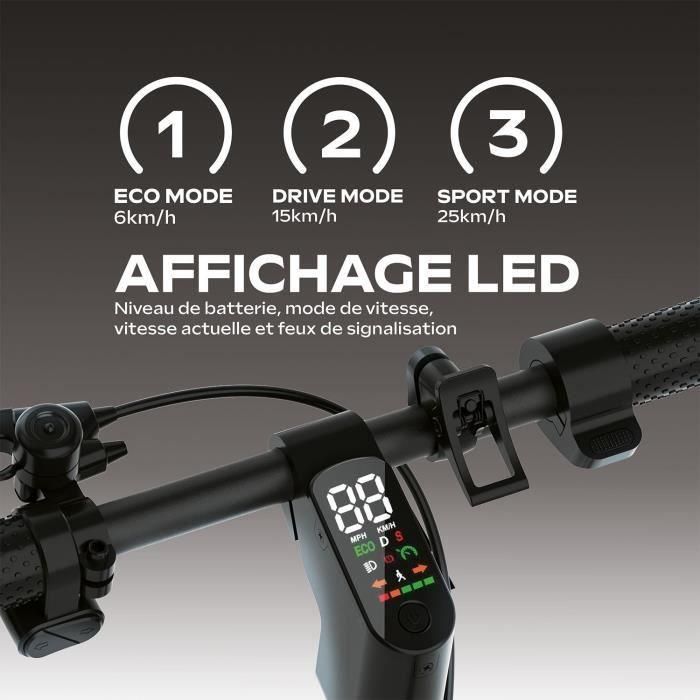 Urbanglide 85 Evo Patinete Eléctrico - 300W, Neumáticos 8.5, 25 km/h, Autonomía 20 km (URB1745881795769) 4