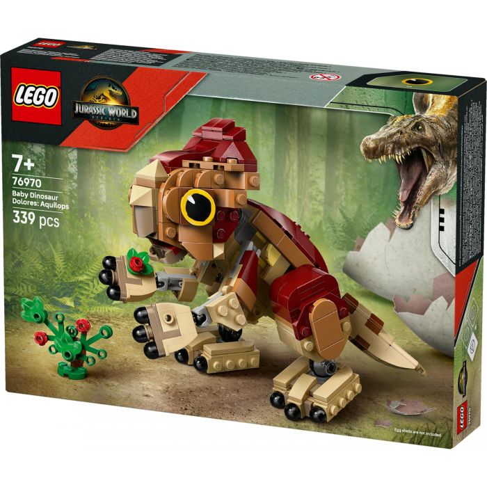 LEGO 76970 Jurassic World Set Dolores Bebé: Aquilops Figura Construible de Dinosaurio Móvil, Articulado, para Jugar y Exponer, +7 Años 15 LEGO 76970 Jurassic World Set Dolores Bebé: Aquilops Figura Construible de Dinosaurio Móvil, Articulado, para Jugar y Exponer, +7 Años 15