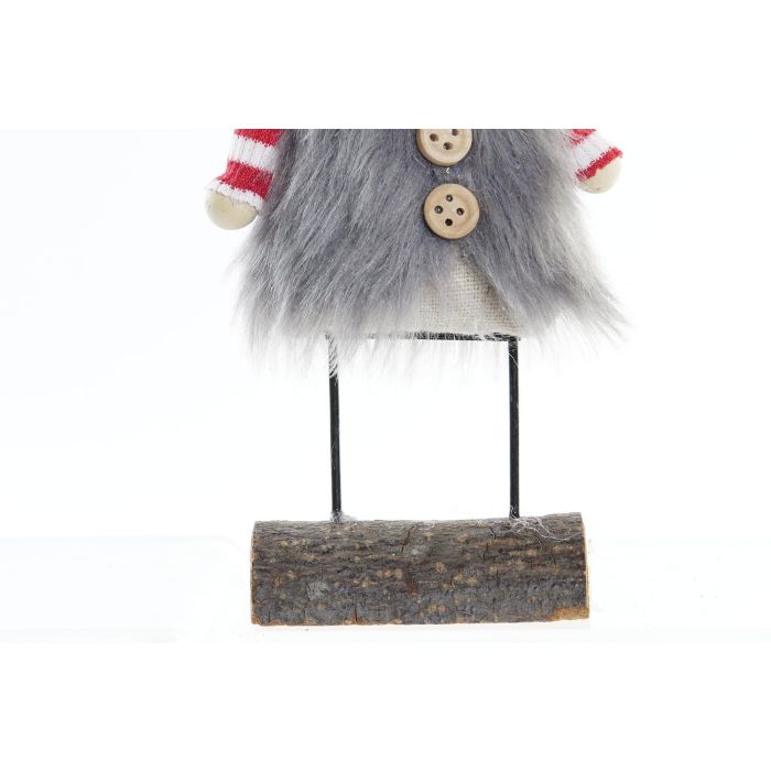 DKD Home Decor Figura Navidad Reno Alpina de Poliester Gris Blanco Rojo Dorado 23 cm (Surtido de 2 Unidades) 2 DKD Home Decor Figura Navidad Reno Alpina de Poliester Gris Blanco Rojo Dorado 23 cm (Surtido de 2 Unidades) 2